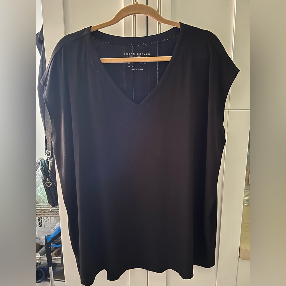 Black Tank Tunic Susan Graver